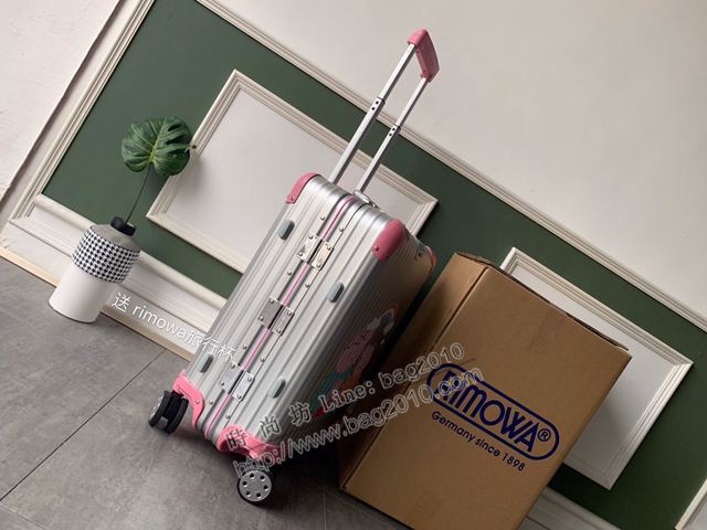 Rimowa拉杆箱 66601 Rimowa x小豬佩奇聯名 全鋁鎂合金登機箱 日默瓦拉箱 66601xzx1027